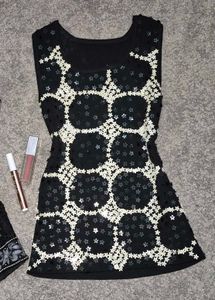 Y2K Beaded Top