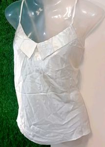 Glamorous Silky Soft Creamish Top
