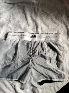 White Running Shorts