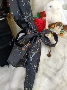 Floral Print Wrap Crop Top