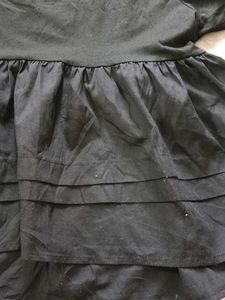 Black Tiered Tunic Top