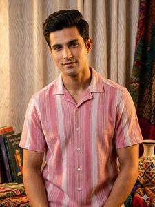 Pantaloons Men Short Sleeve Shir