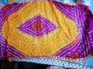 Pure Bandhej Silk Dupatta