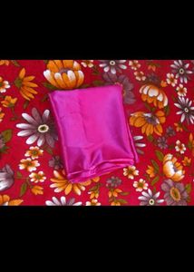pink satin 4 mtr fabric