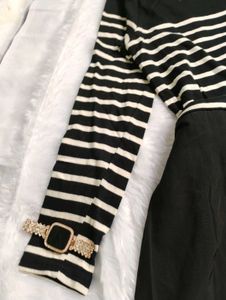 🥰Striped Long Sleeve with pocket Dress