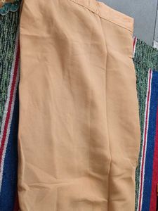 long kurti and garara golden colour