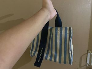 Marhen.J Striped Canvas Tote Bag