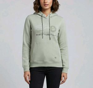 Sage Green Graphic Hoodie