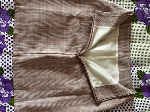 Plaid Lace-Up Mini Skirt