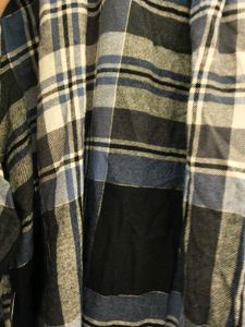 SO Plaid oversized unisex Flannel Shirt