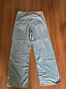 Levis Wide Leg Blue Denim Jeans