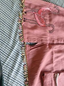 unused Pink Embroidered cordset