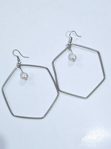 Light Weighted Geometric Shape Earrings