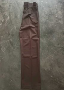 DarkBrown straight Leg Trousers
