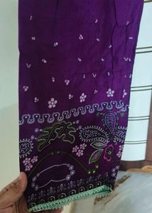Vibrant Purple Embroidered Kurta Set