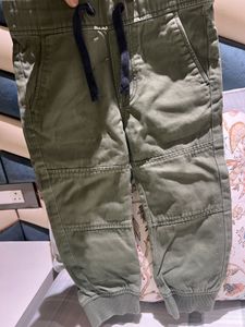 Green Cargo Joggers for Boys