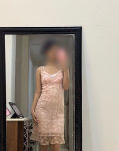 Vintage coquette Elegant Lace Slip Dress