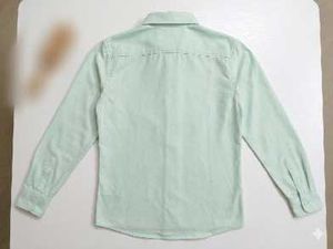 Men's Casual Double pocket Light Green Shirt