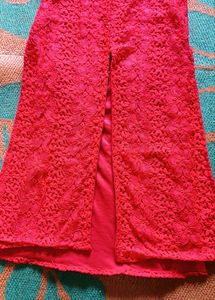 Red Plazo Kurti