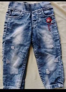 Cute Kids Pink Jacket &amp; Jeans Set