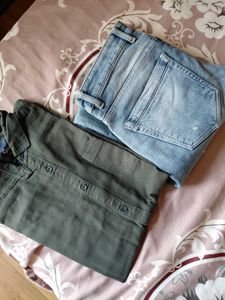 Men's  Jeans and Shirt Set