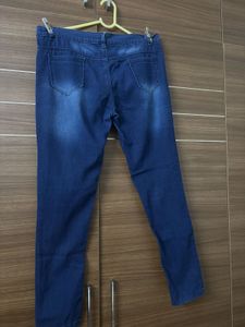 Dark Blue Denim Jeans