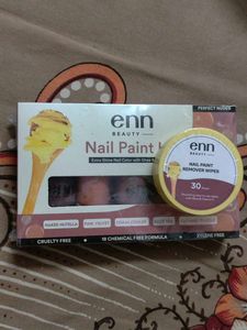 enn Beauty Nail Paint Kit+ Remover Wipes