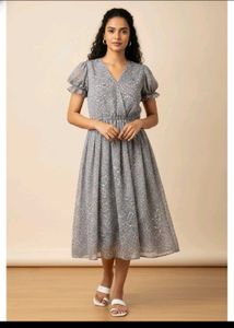 Chic Floral Print Midi Dress