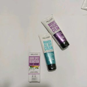 ORGATRE Skincare Set - Face Serum &amp; Creams