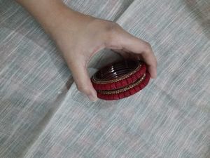 Red & Gold Bangle Set