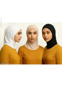 Set of 3 Hijab Caps