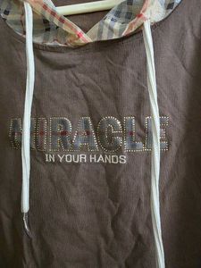 Brown Graphic Print T-Shirt