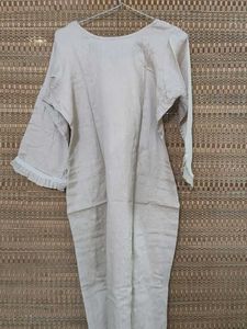 tailored made pure cotton suit