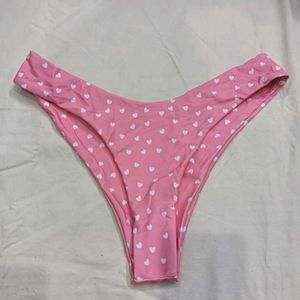 Cute❤️‍🔥 Pink Heart Thong Panty