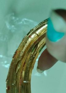 Festive gemstone bangles