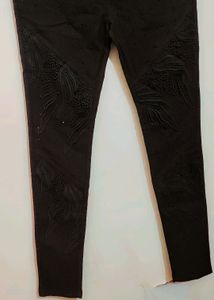 Black ⚫ Designer Pant For Girl 26 Waist