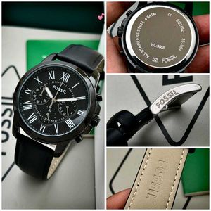 FOSSIL PREMIUM MENS BLACK BELT WATCH AT SALE