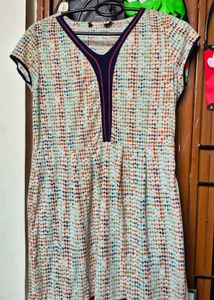 Patterned Casual Dress