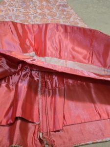 Anusnka sharma wedding Pink Brocade Lehenga