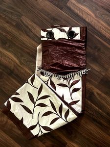 set of 2- 9 feet designed door curtains