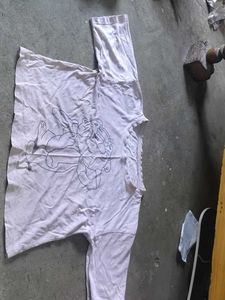 White Graphic Print T-Shirt