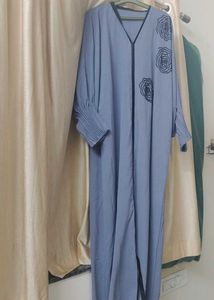 Elegant Grey Abaya