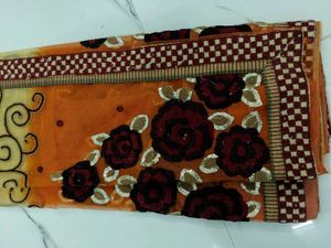 New saree without any damage with fall n piko