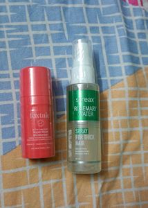Foxtale glow Moisturizer + Streax Rosemary Water