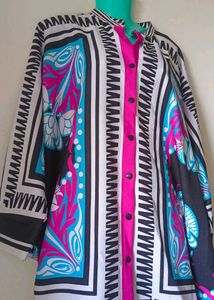 printed Kurta Set little stain is there pls check