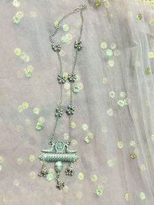 Exquisite Oxidised Silver Necklace set