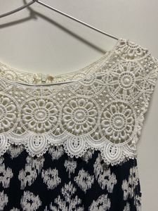 Crochet printed jumpsuit With Pockets