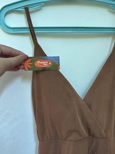 Brown  Dress