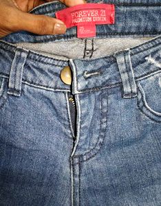 Ripped Flared Jeans