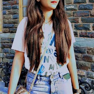 Super Comfy Peach T Shirt For Girls